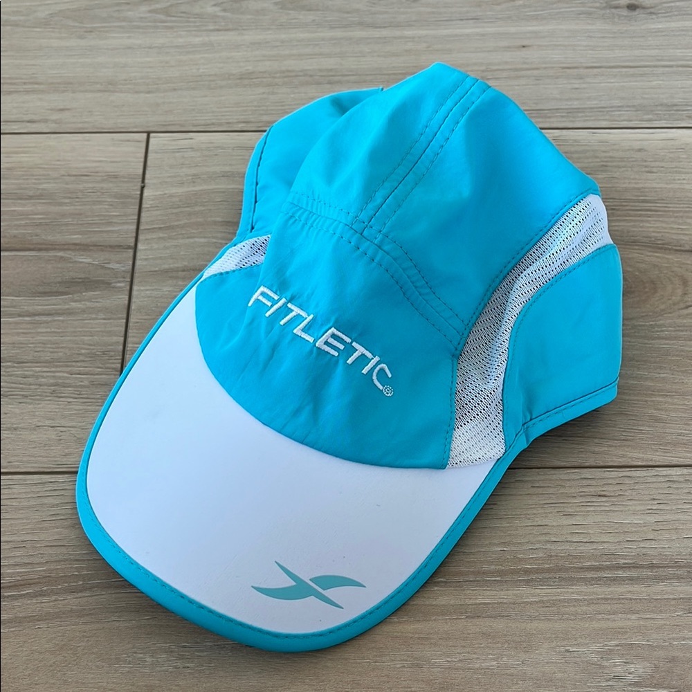 Fitletic Blue and White Running Hat